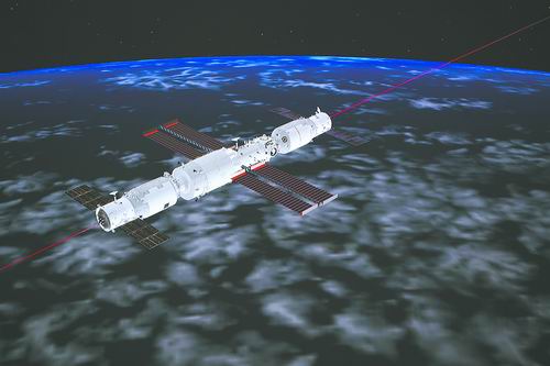 天舟三号成功对接于空间站天和核心舱后向端口